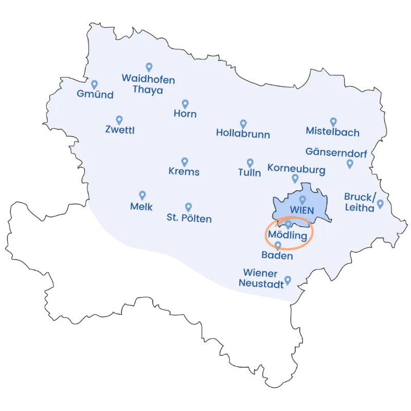 Niederösterreich Industrieviertel Bezirk Mödling Immobilien